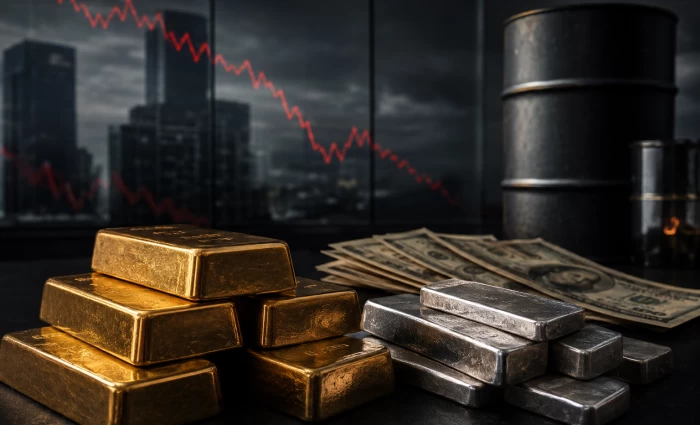 Χρυσός -30%, ασήμι -55%: Η «τέλεια καταιγίδα» πίσω από τη βουτιά